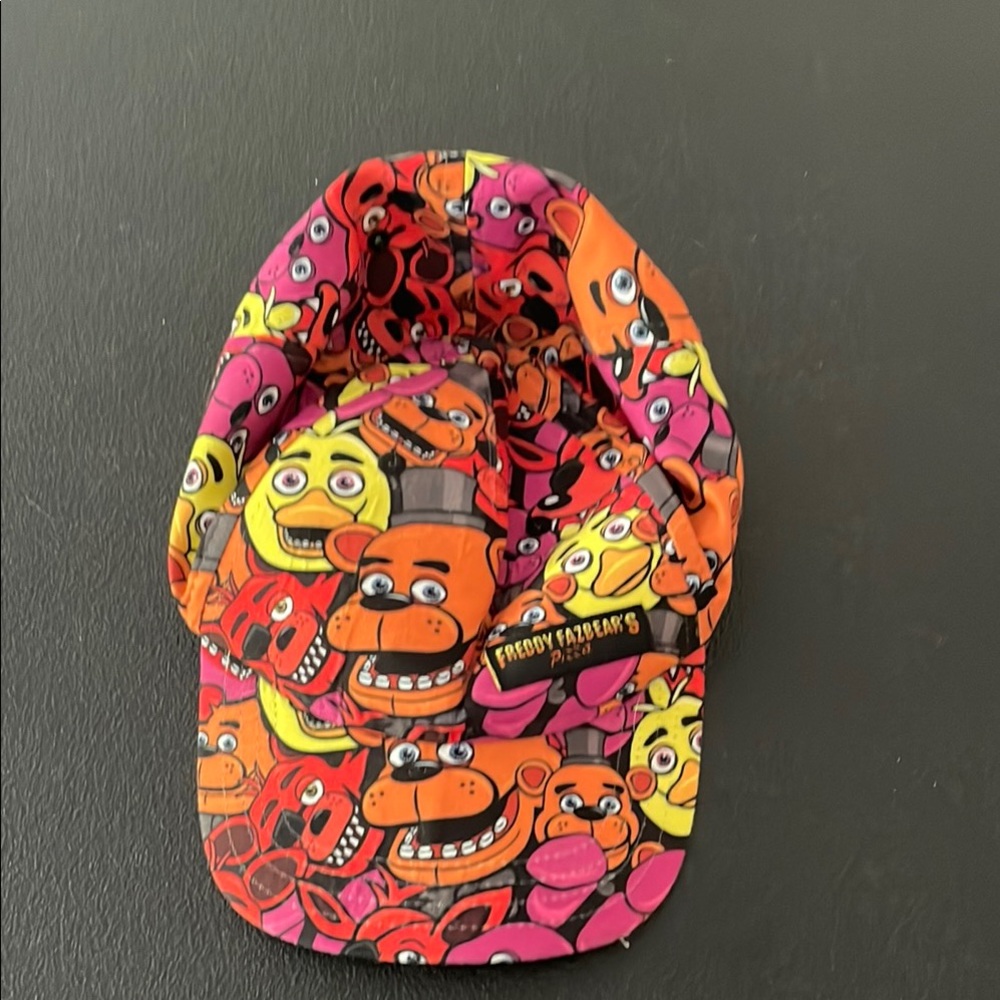 Colorful Freddy Fazbear's pizza  hat